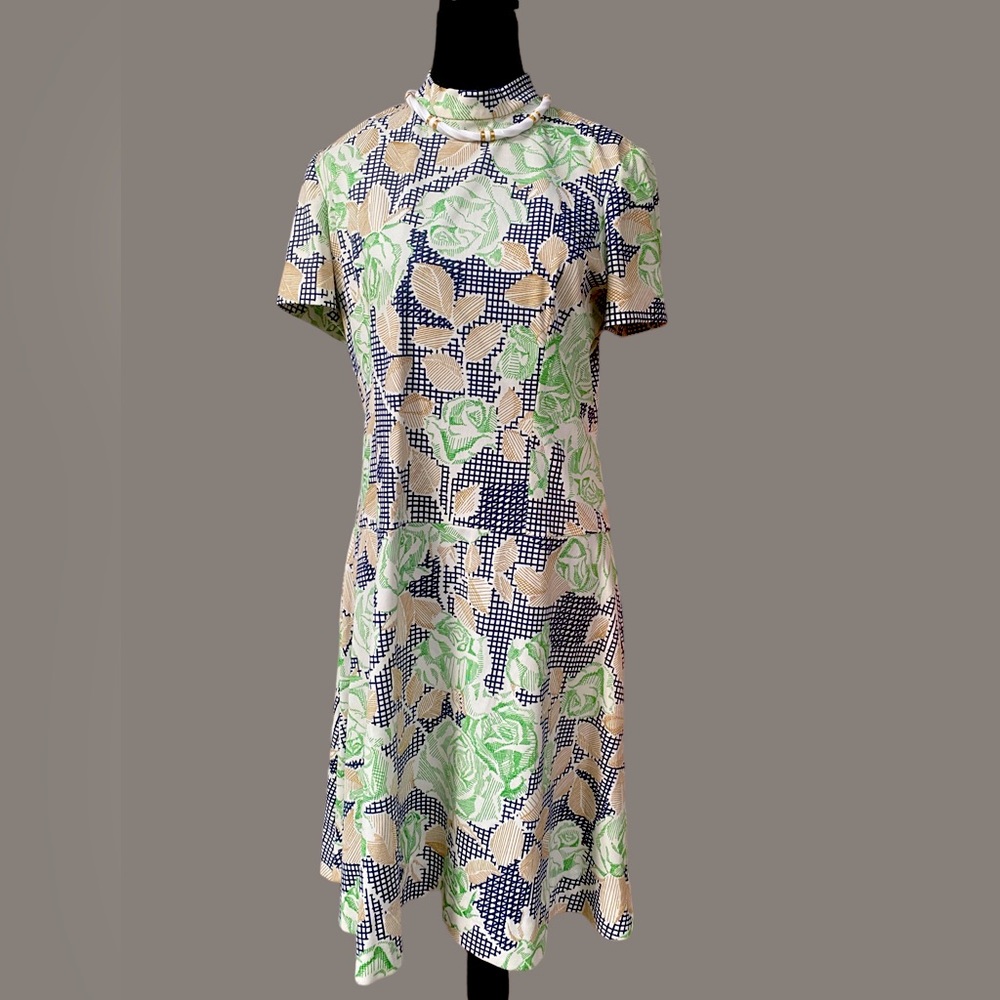 ILGWU Union Made Vintage Floral Dress